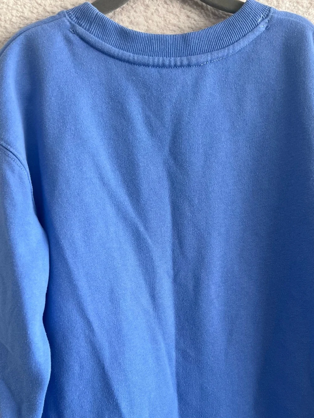 Ralph Lauren Kids Blue Sweatshirt Seersucker Dress Long Sleeve Size 7